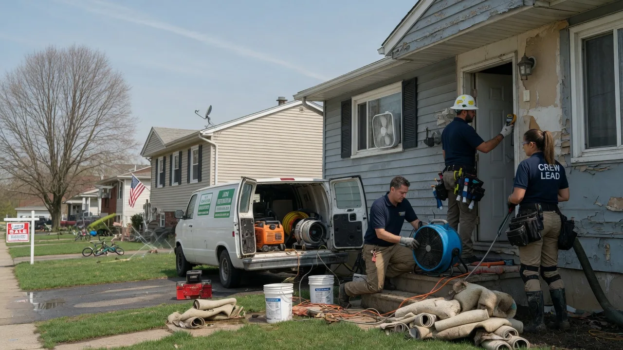 Flood Cleanup in German Valley, IL near me