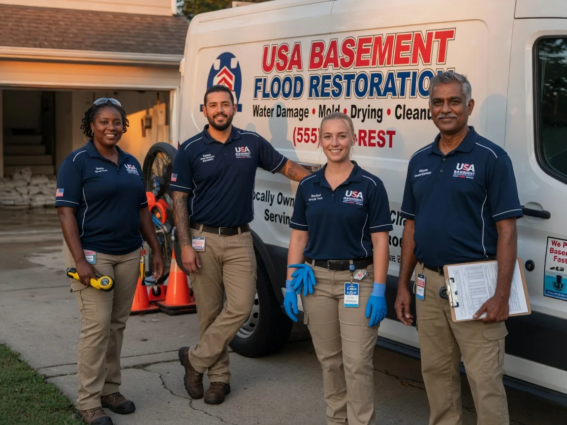 Basement Flood Cleanup company in German Valley, IL